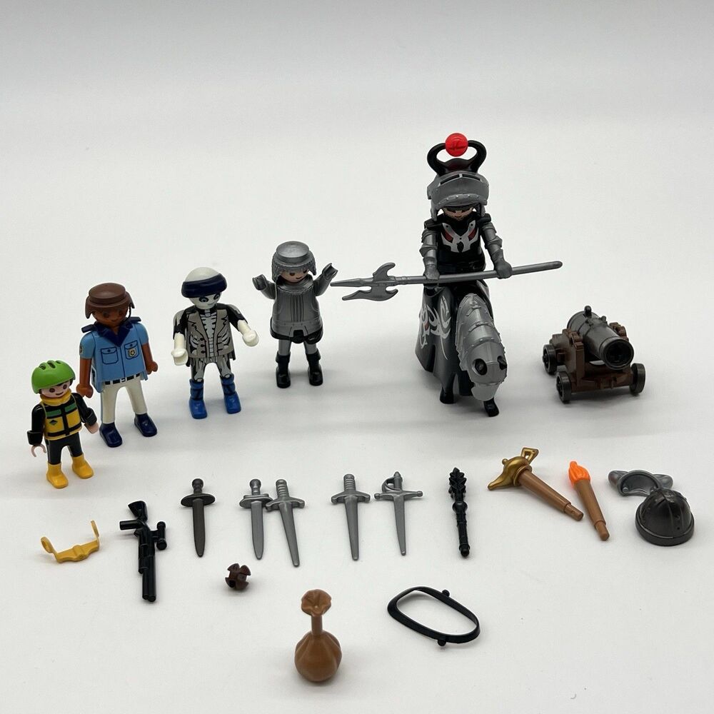 vintage &retro Playmobil Bulk Knights, Pirates/Ghosts/weapons & City Police